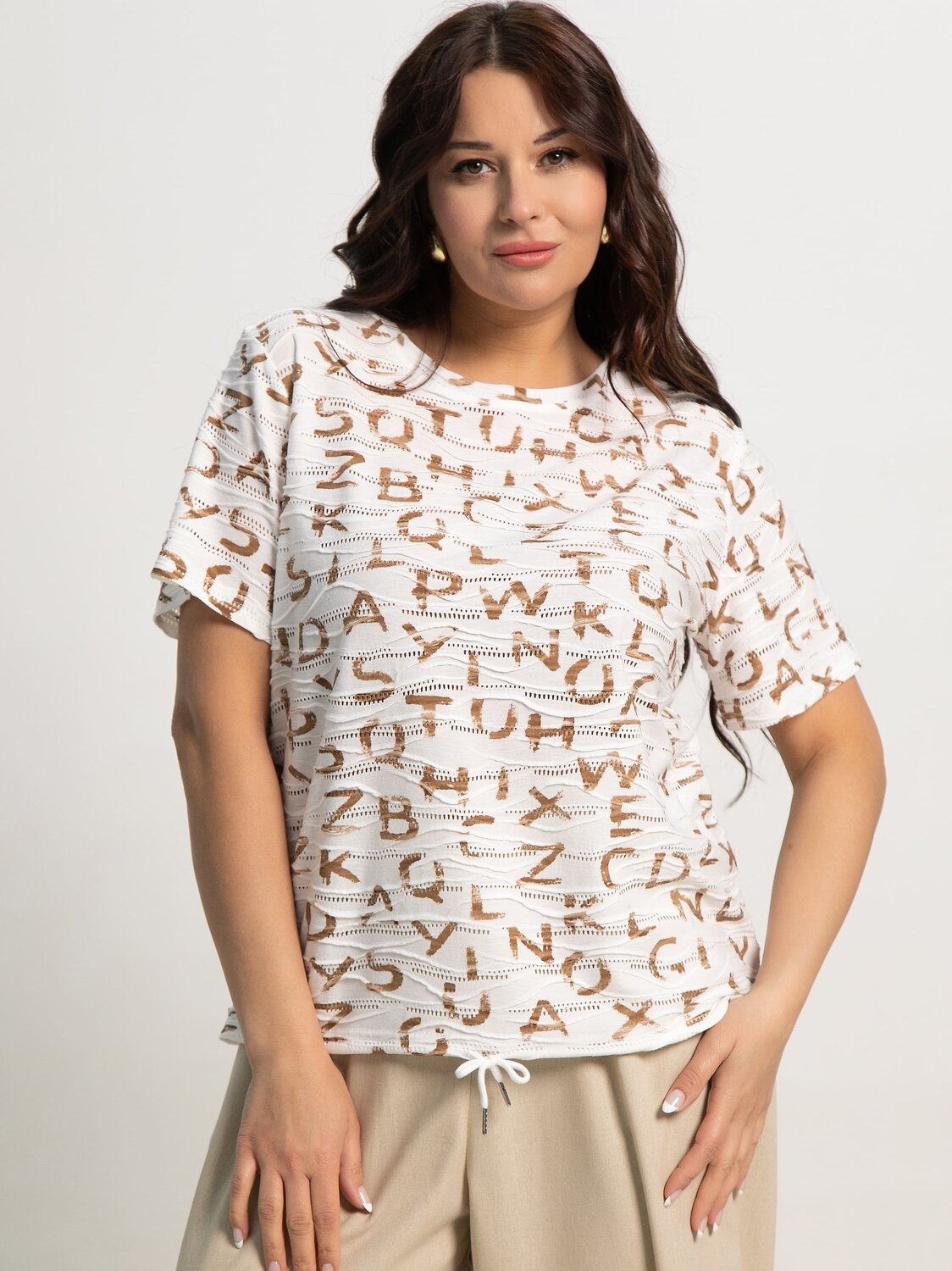 LT Collection Блуза 595427 Б15943-20М Белый