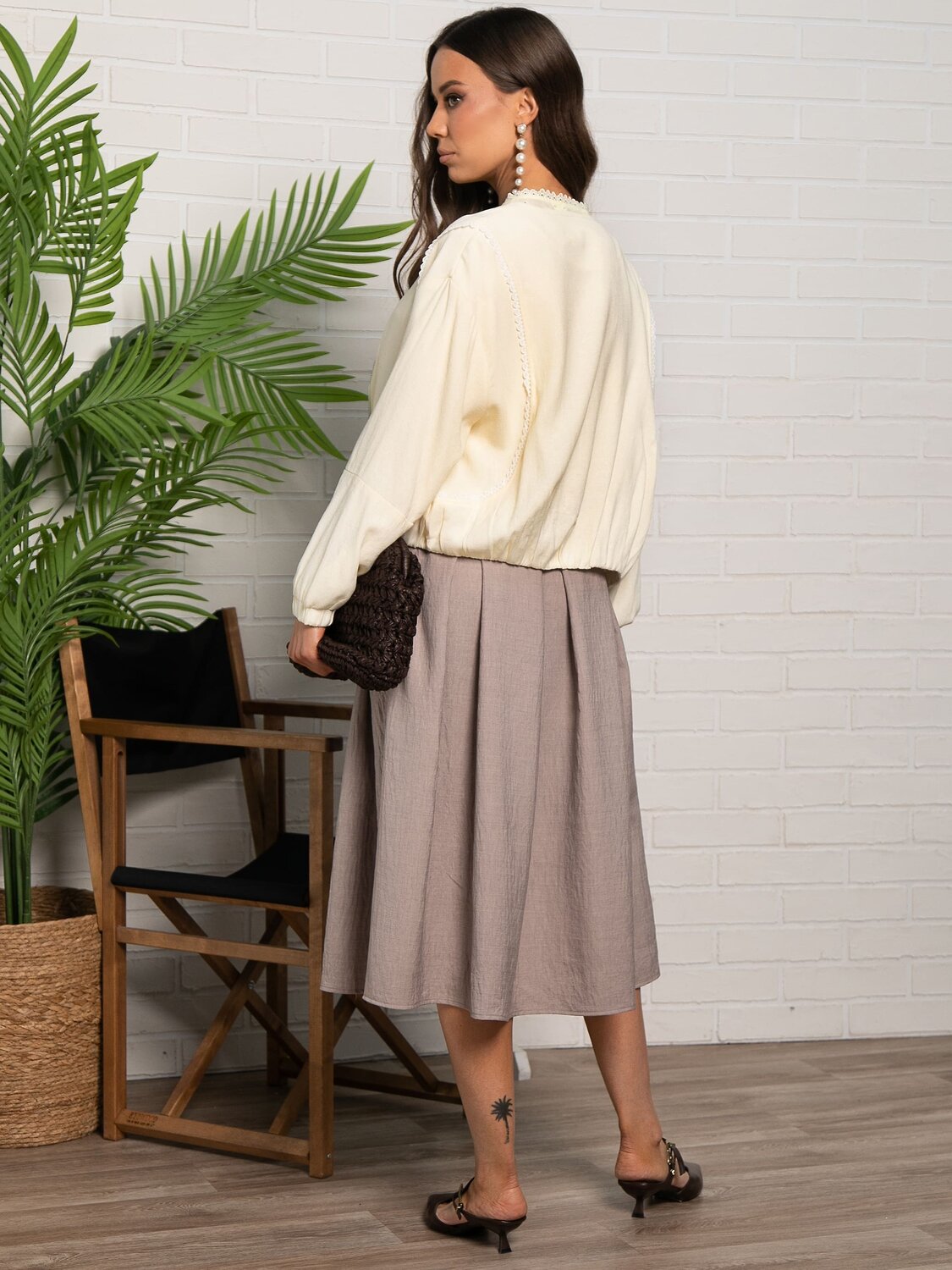 LT Collection Юбка 595434 Ю15931-3М Бежевый