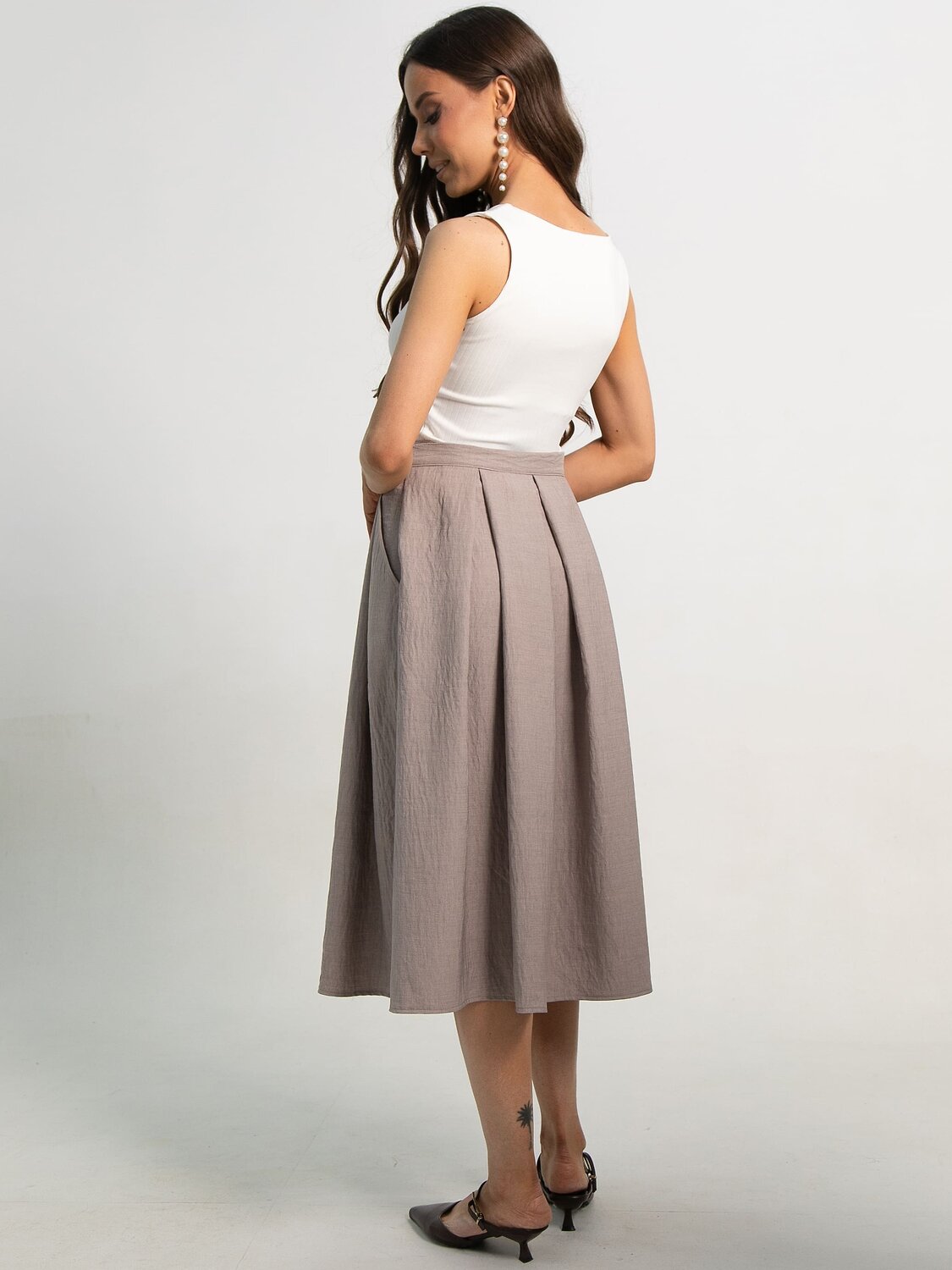 LT Collection Юбка 595434 Ю15931-3М Бежевый