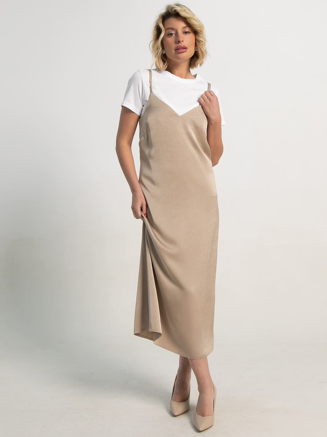 LT Collection Платье 595441 П15892-5М Бежевый