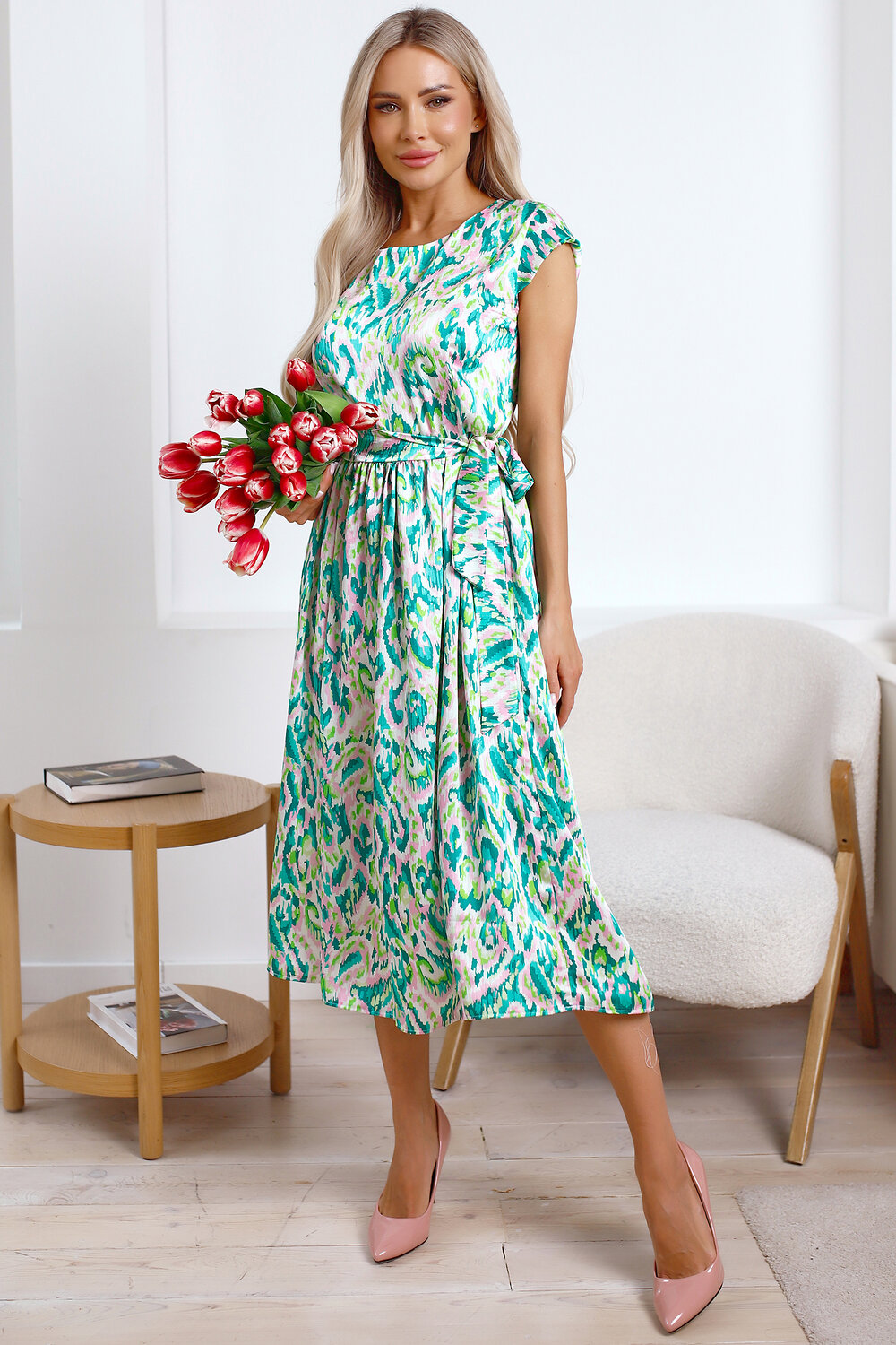 LT Collection Платье 595448 П15888-45М Зеленый