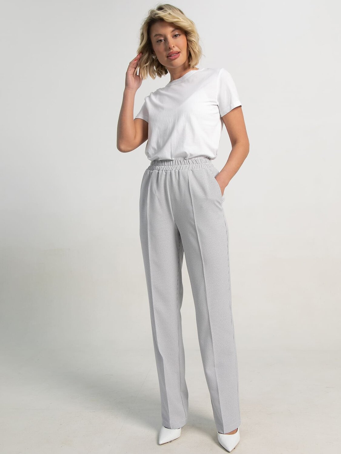 LT Collection Брюки 595451 Б15872-9М Белый