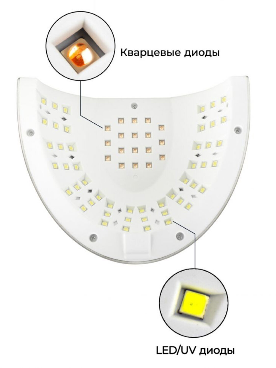 MANITA Лампа для маникюра профессиональная MP-111, LED/UV, 288/54W, розовая 595548 28515 