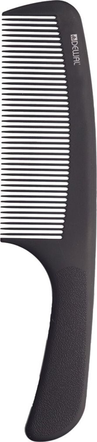 Dewal Гребень с ручкой широкий / Super Thin СF- 017, черный 595559 11037 