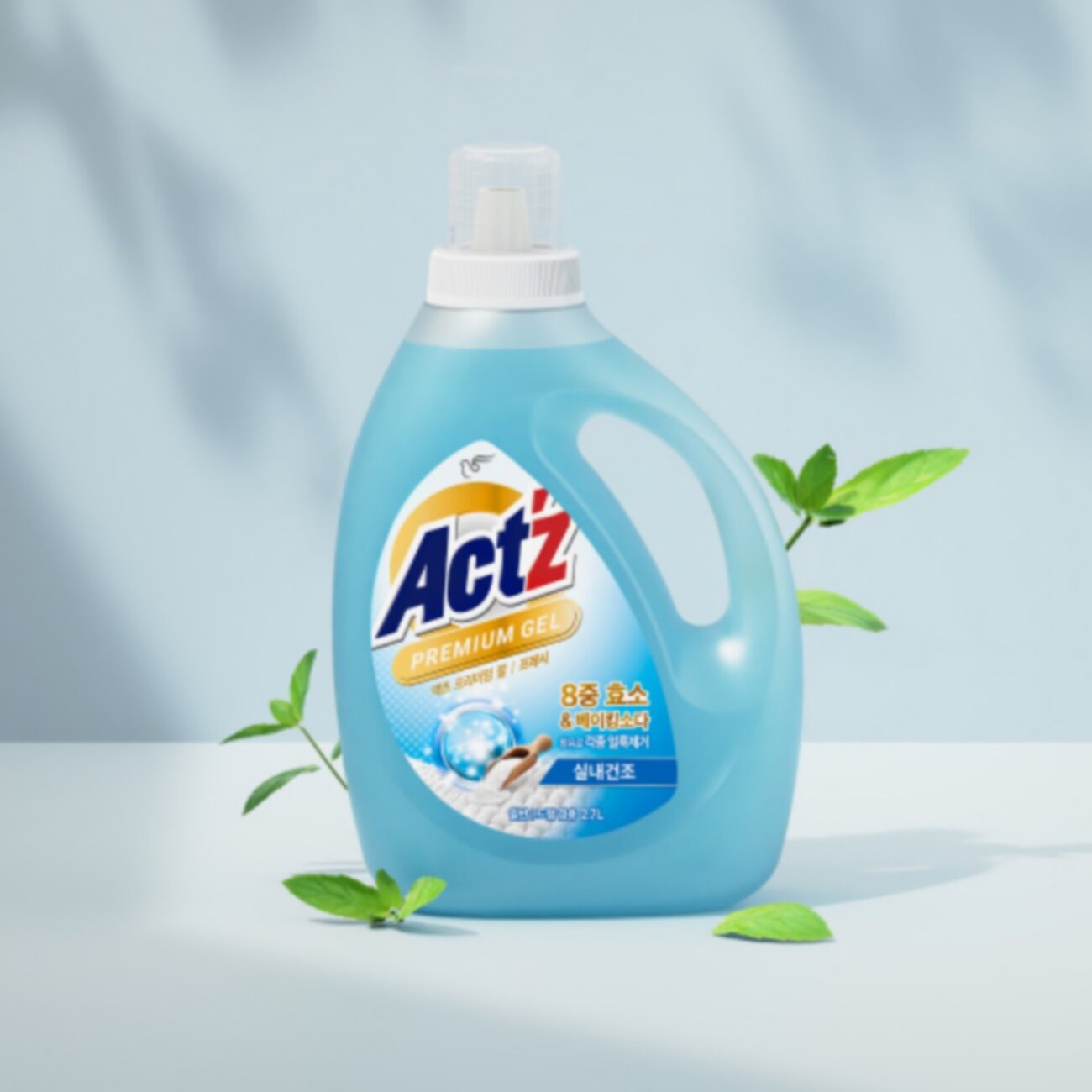 PIGEON Концентрированный гель для стирки с ароматом мяты / Act'z Premium Fresh, 2700 мл 595568 20759 