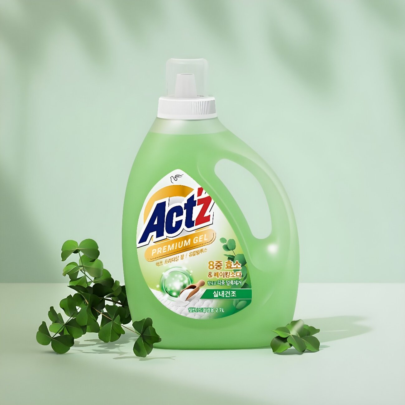 PIGEON Концентрированный гель для стирки с ароматом эвкалипта / Act'z Premium Gel, 2700 мл 595571 20757 