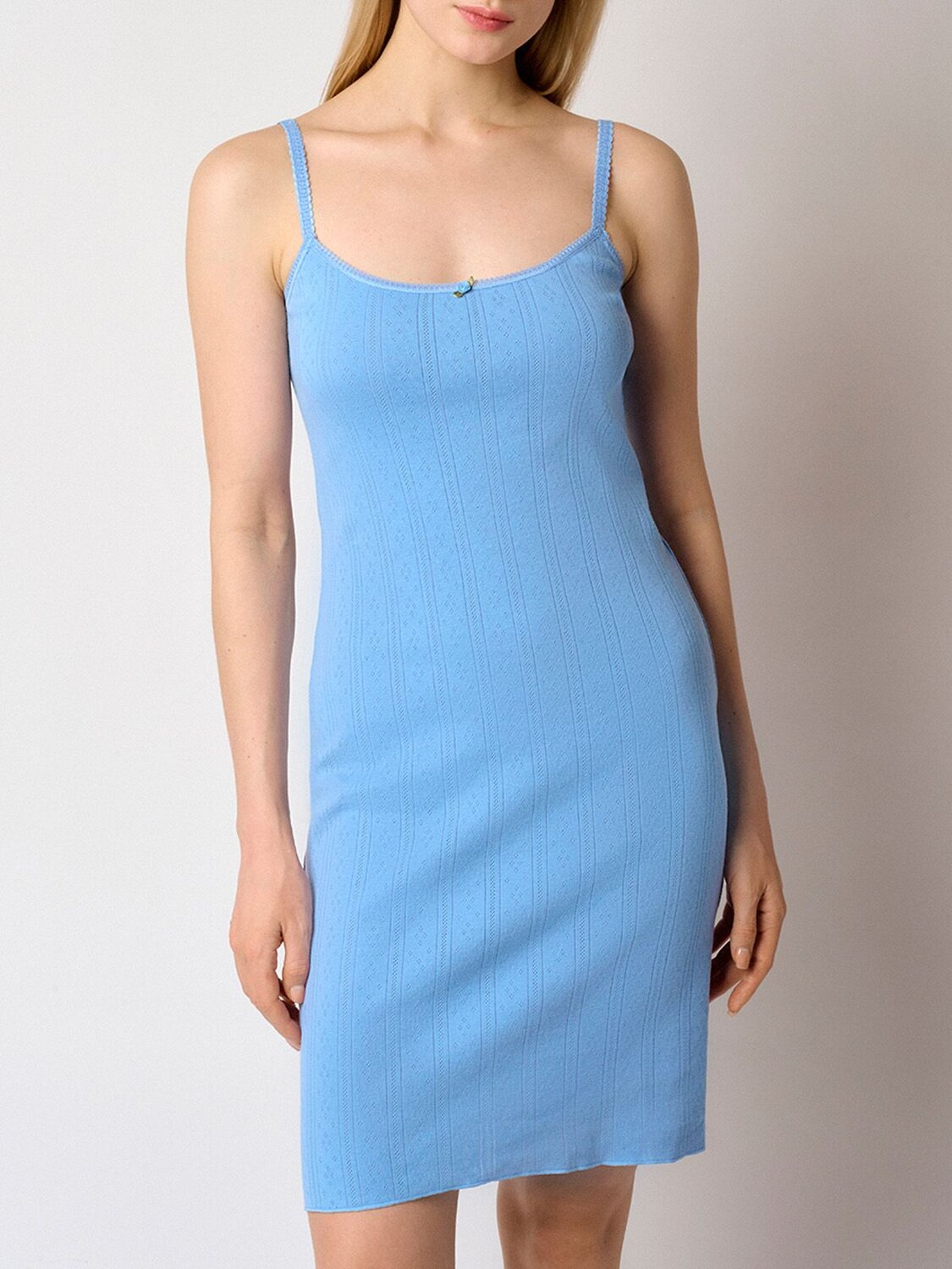 INDEFINI Сорочка 595768 6007SDD Голубой