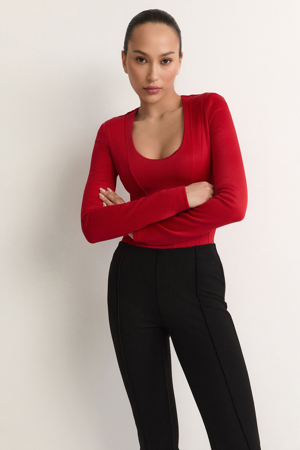 TOPTOP STUDIO Боди 596101 TTS.023.18296.320 Красный