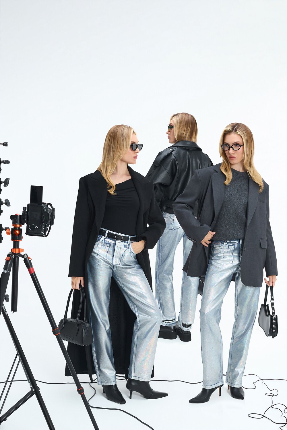 TOPTOP STUDIO Джинсы 596227 TTS.036.13992.810 Серебряный