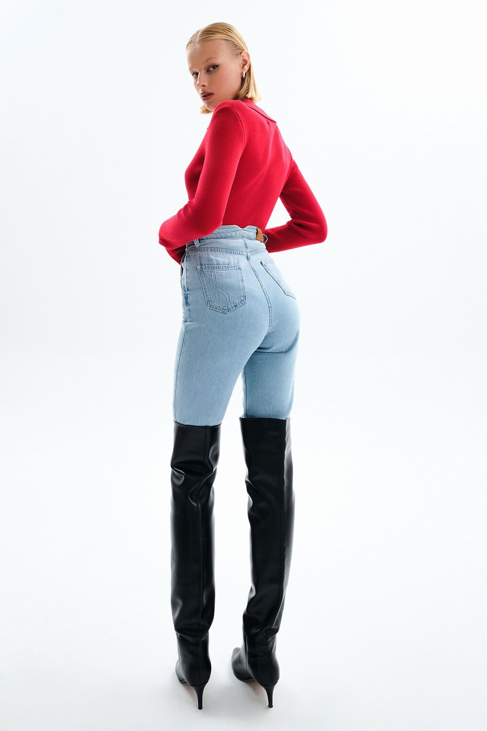 TOPTOP STUDIO Джинсы 596229 TTS.036.10130.600 Голубой