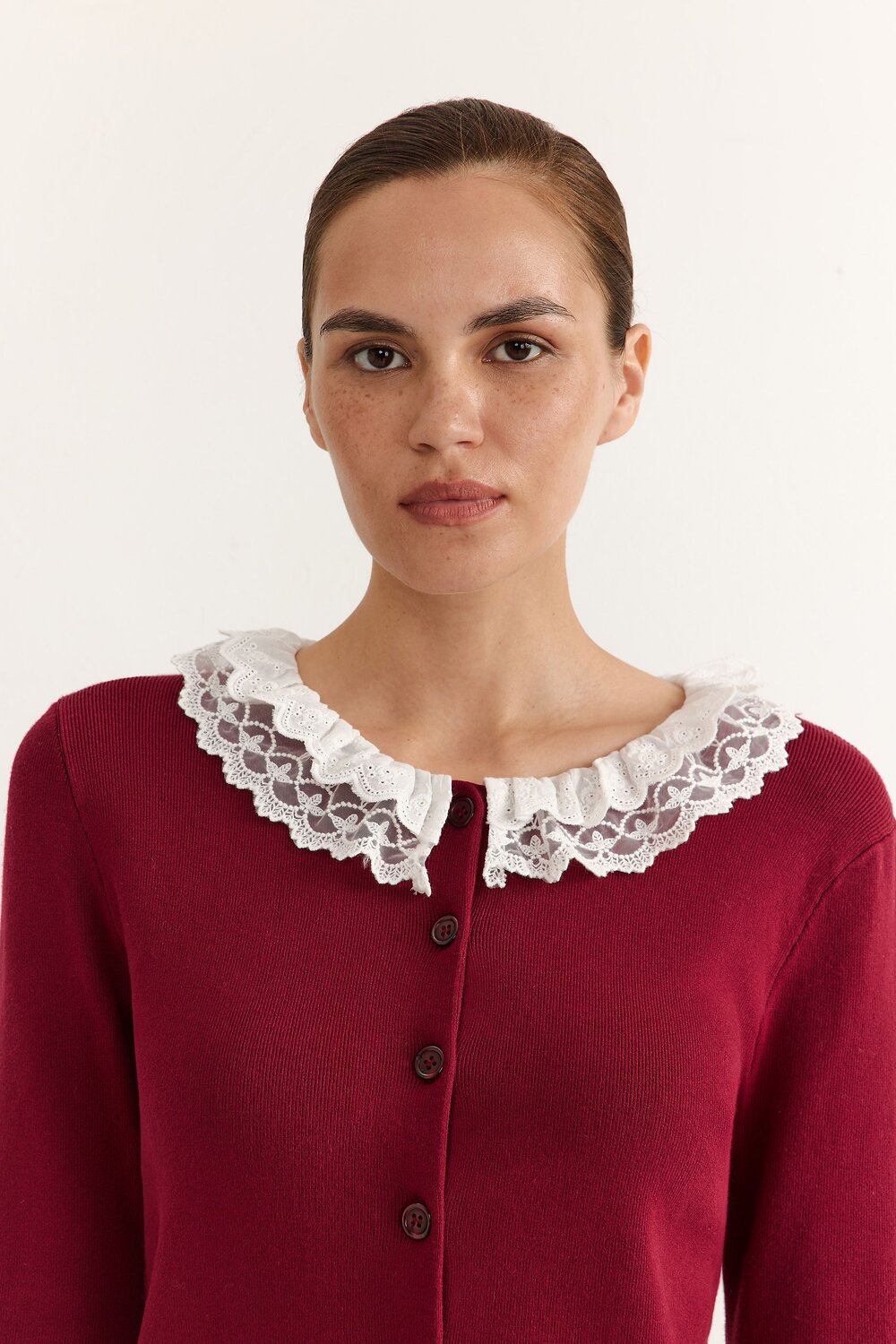 TOPTOP Кардиган 596329 TT.051.17946.330 Бордовый