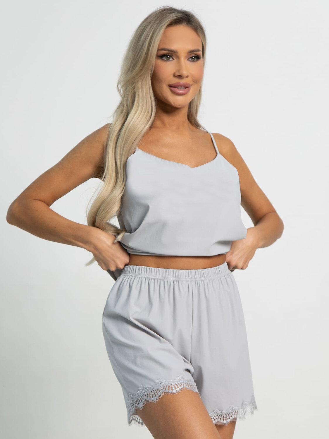 LT Collection Топ 596456 Б15739-7М Светло-серый