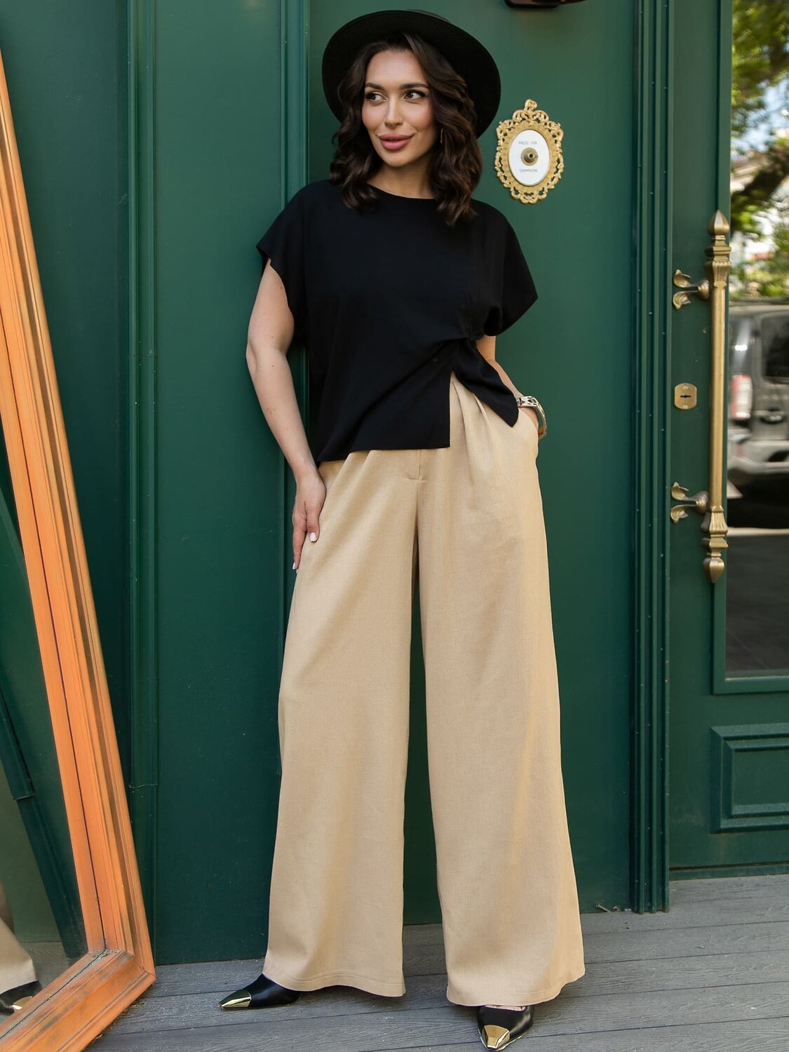 LT Collection Блуза 596487 Б15814-35М Черный