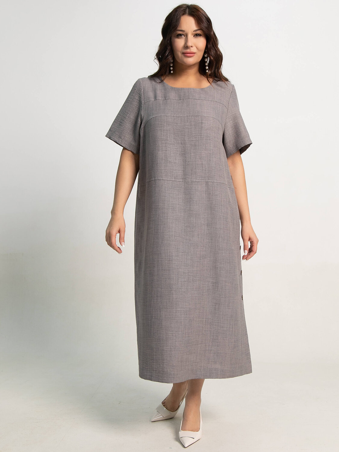 LT Collection Платье 596499 П15883-8М Серый