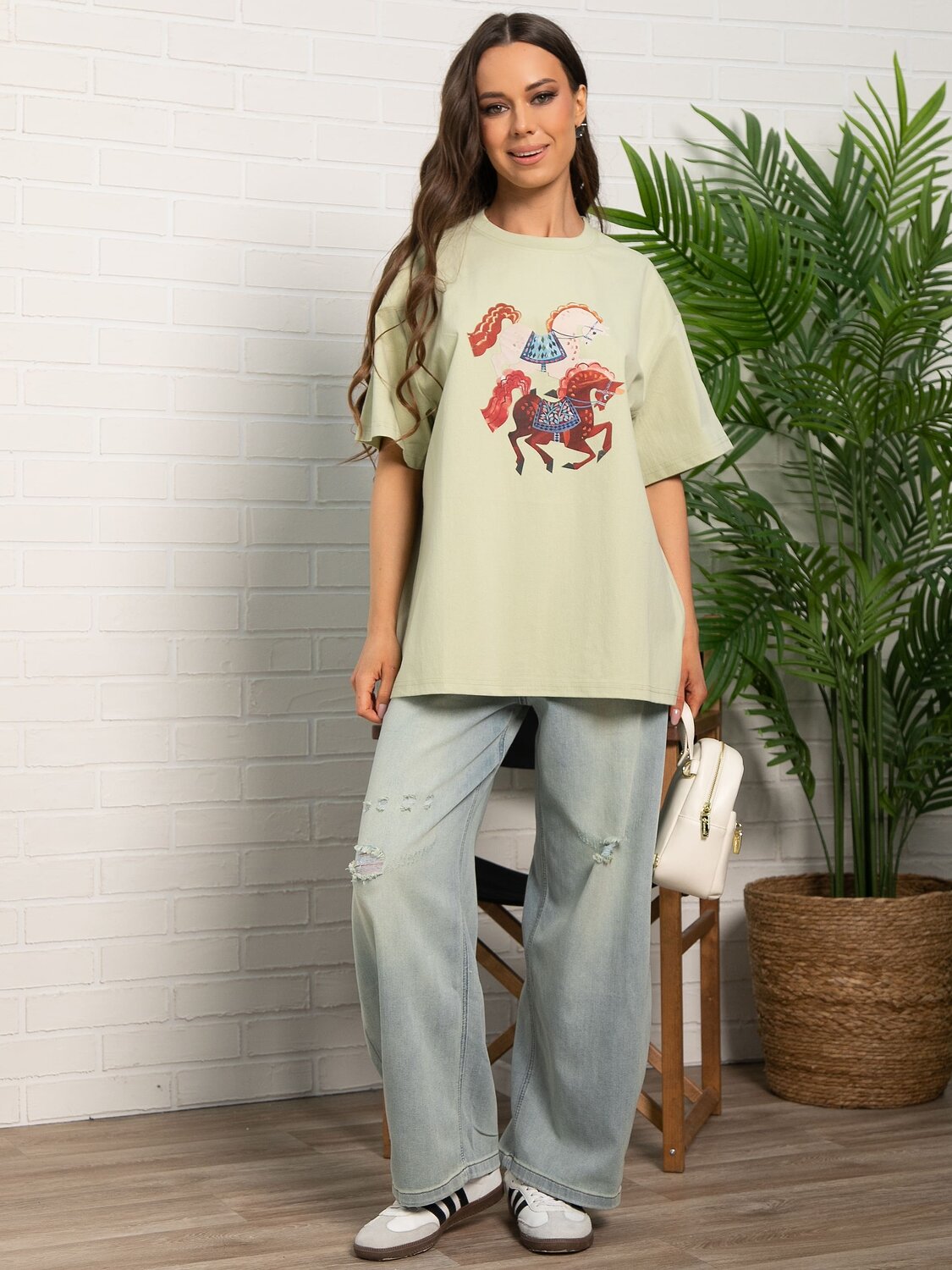 LT Collection Футболка 596536 Б15915-7М Оливковый