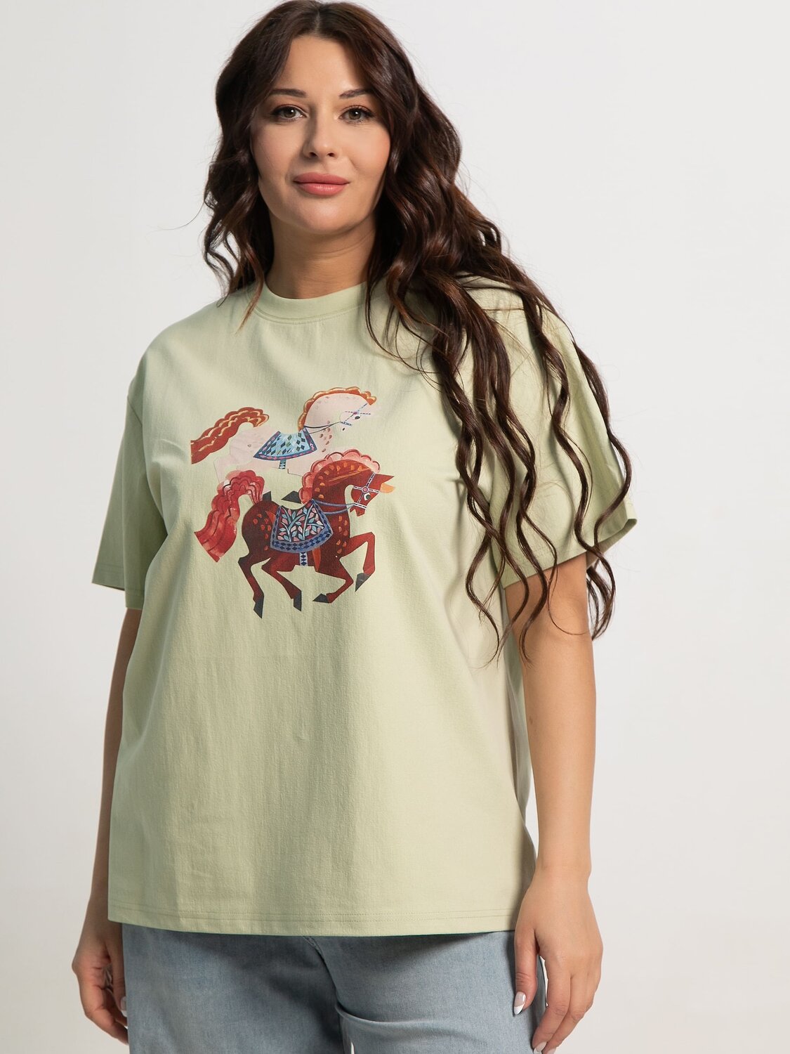 LT Collection Футболка 596536 Б15915-7М Оливковый
