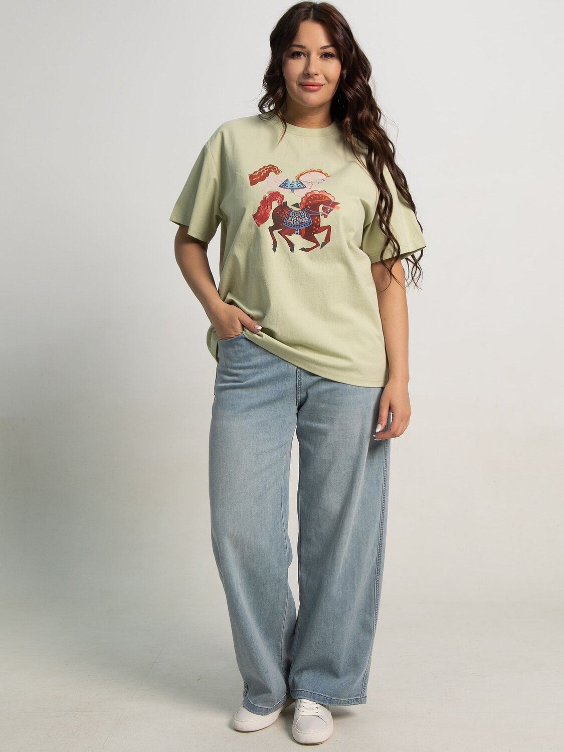 LT Collection Футболка 596536 Б15915-7М Оливковый
