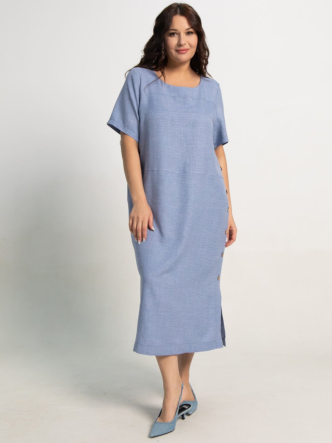 LT Collection Платье 596548 П15884-8М Голубой