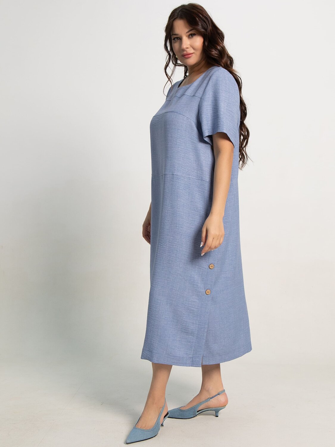 LT Collection Платье 596548 П15884-8М Голубой