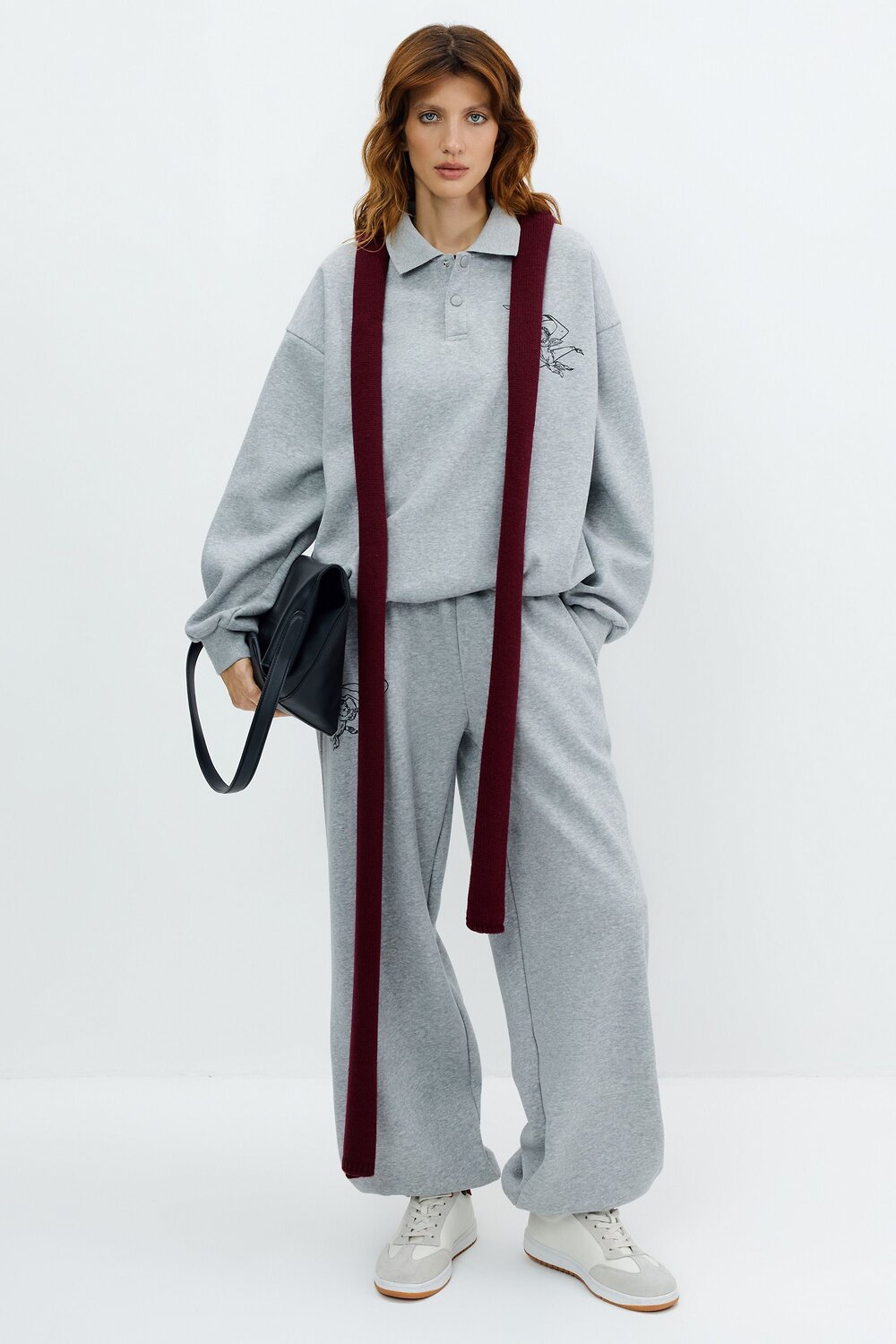 TOPTOP Свитшот 596900 TT.053.15957.820 Серый меланж