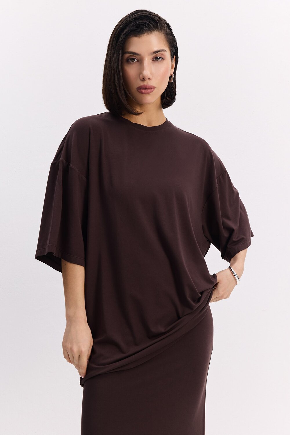 TOPTOP Футболка 596956 TT.027.16904.700 Коричневый