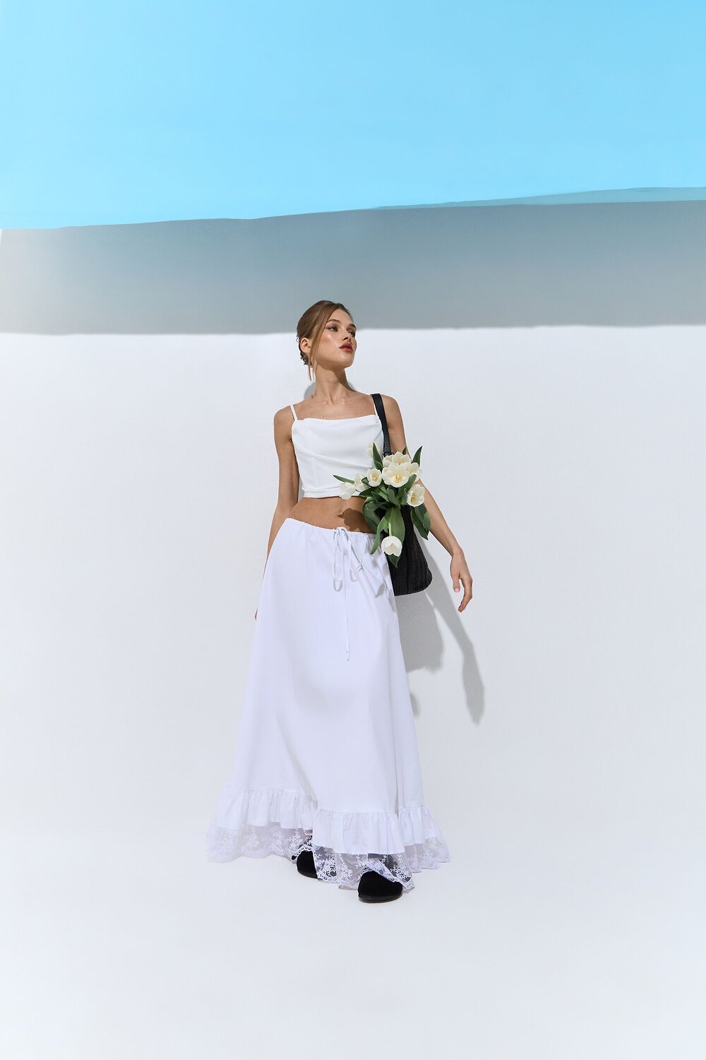 TOPTOP STUDIO Юбка 597032 TTS.072.14746.100 Белый
