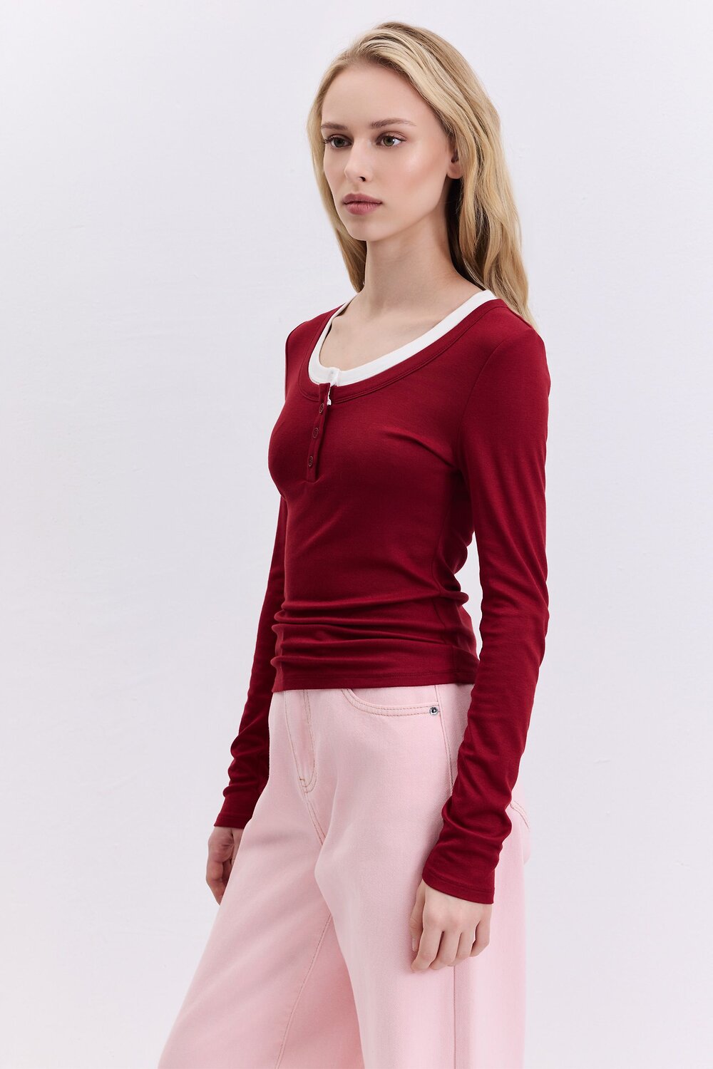 TOPTOP Блуза 597462 TT.025.16909.330 Бордовый