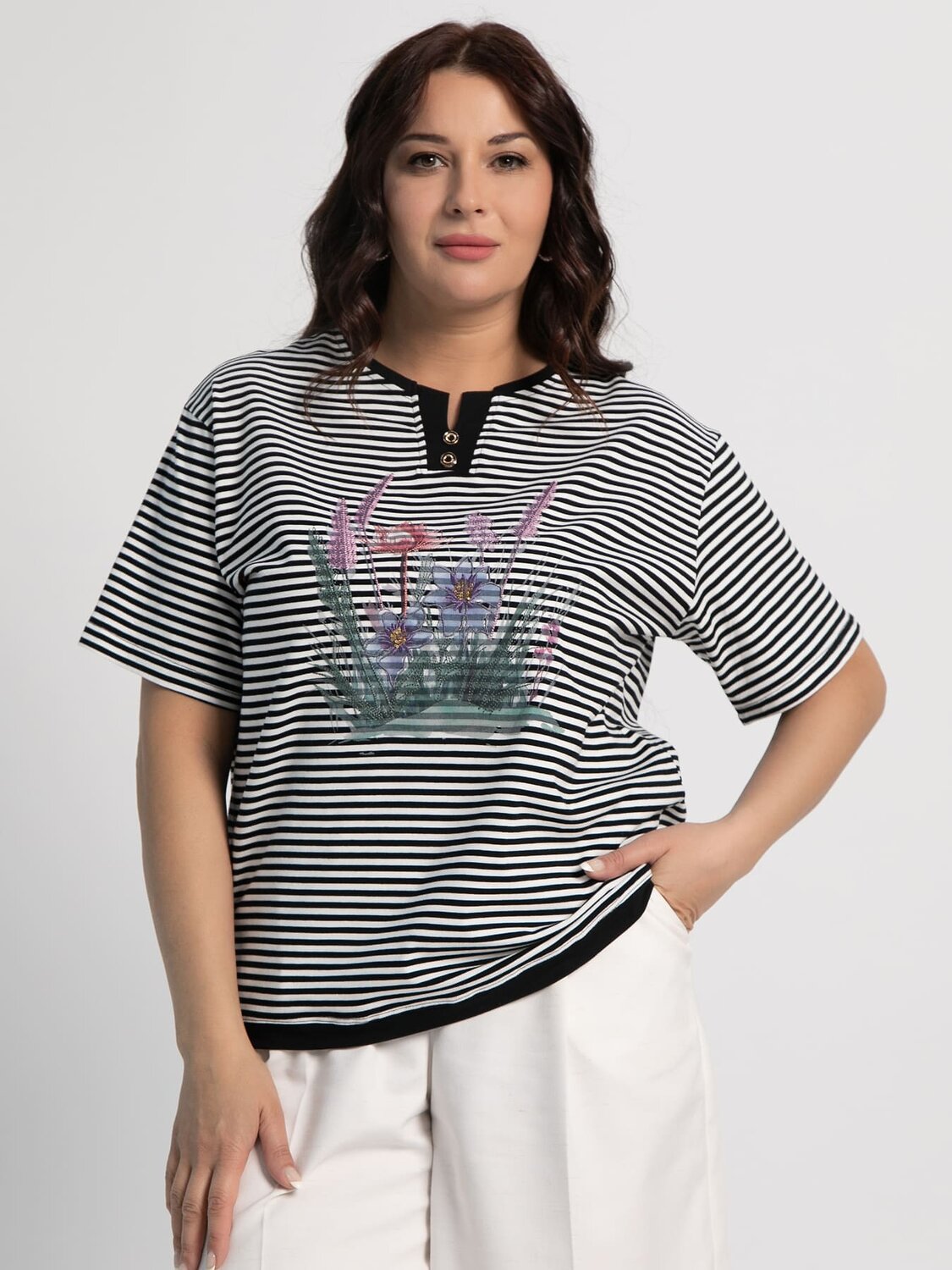 LT Collection Блуза 597775 Б15944-20М Черный