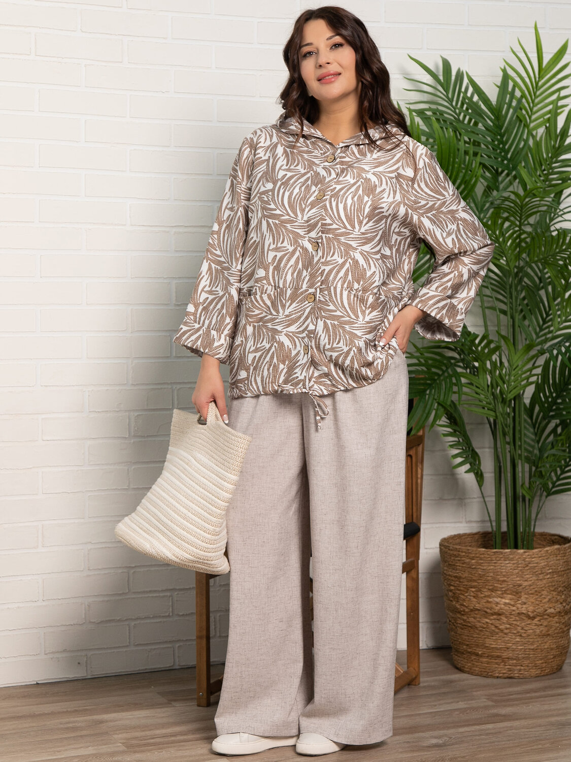 LT Collection Жакет 597808 Б15940-8М Коричневый