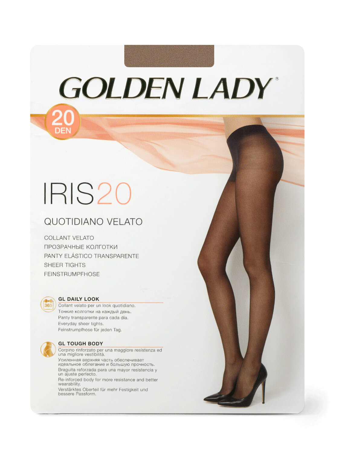 Golden Lady Колготки 597931 IRIS 20 Melon (Бежевый)