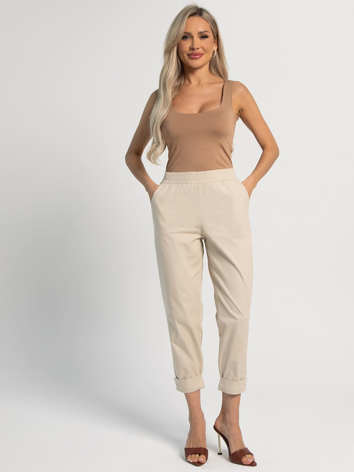 LT Collection Брюки 598044 Б15956-18М Бежевый