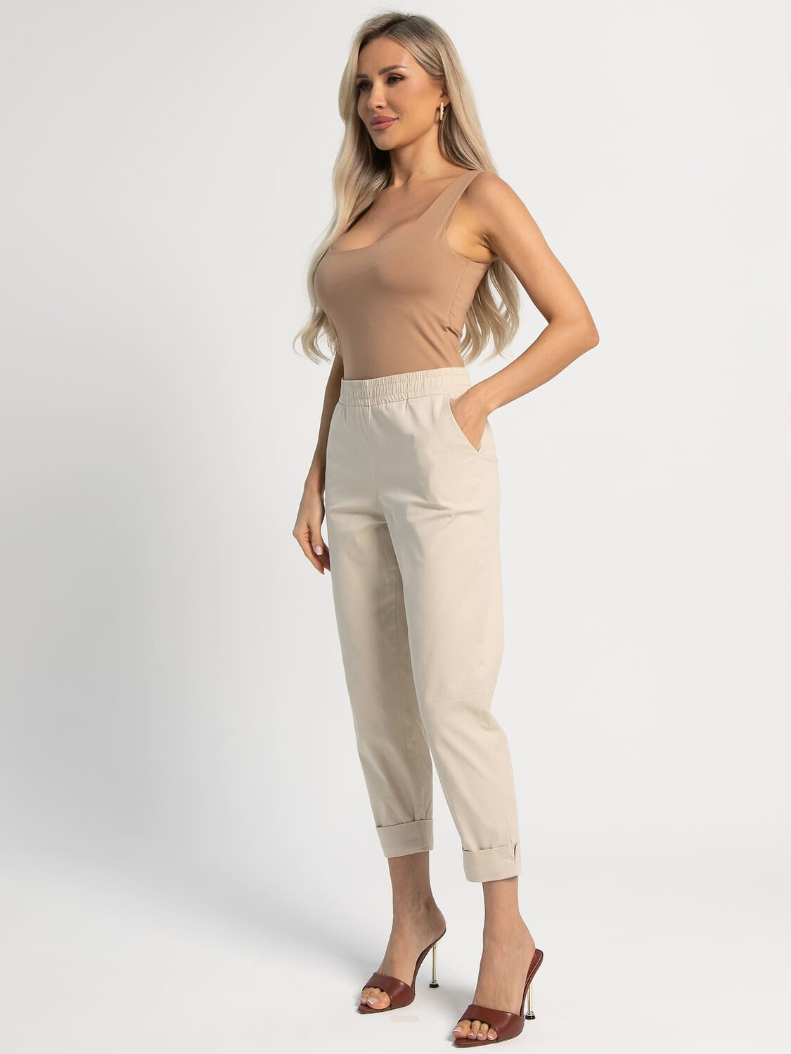 LT Collection Брюки 598044 Б15956-18М Бежевый