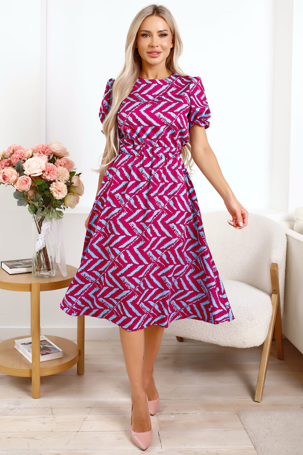 LT Collection Платье 598229 П15934-45М Голубой