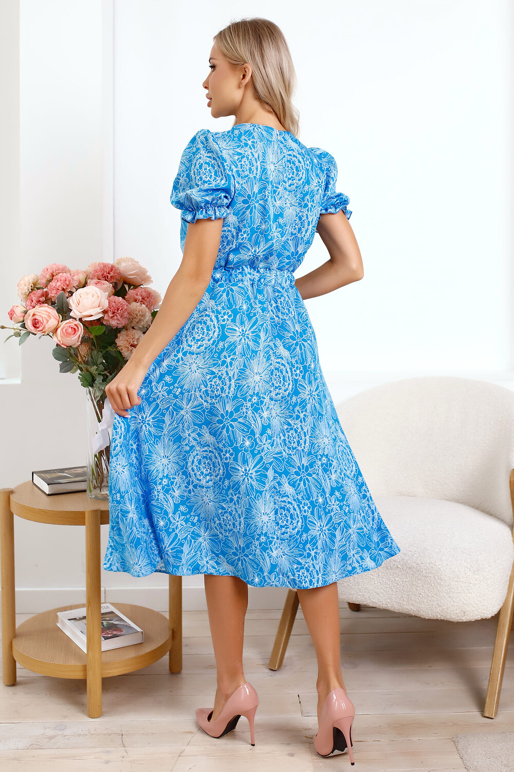 LT Collection Платье 598230 П15935-45М Голубой