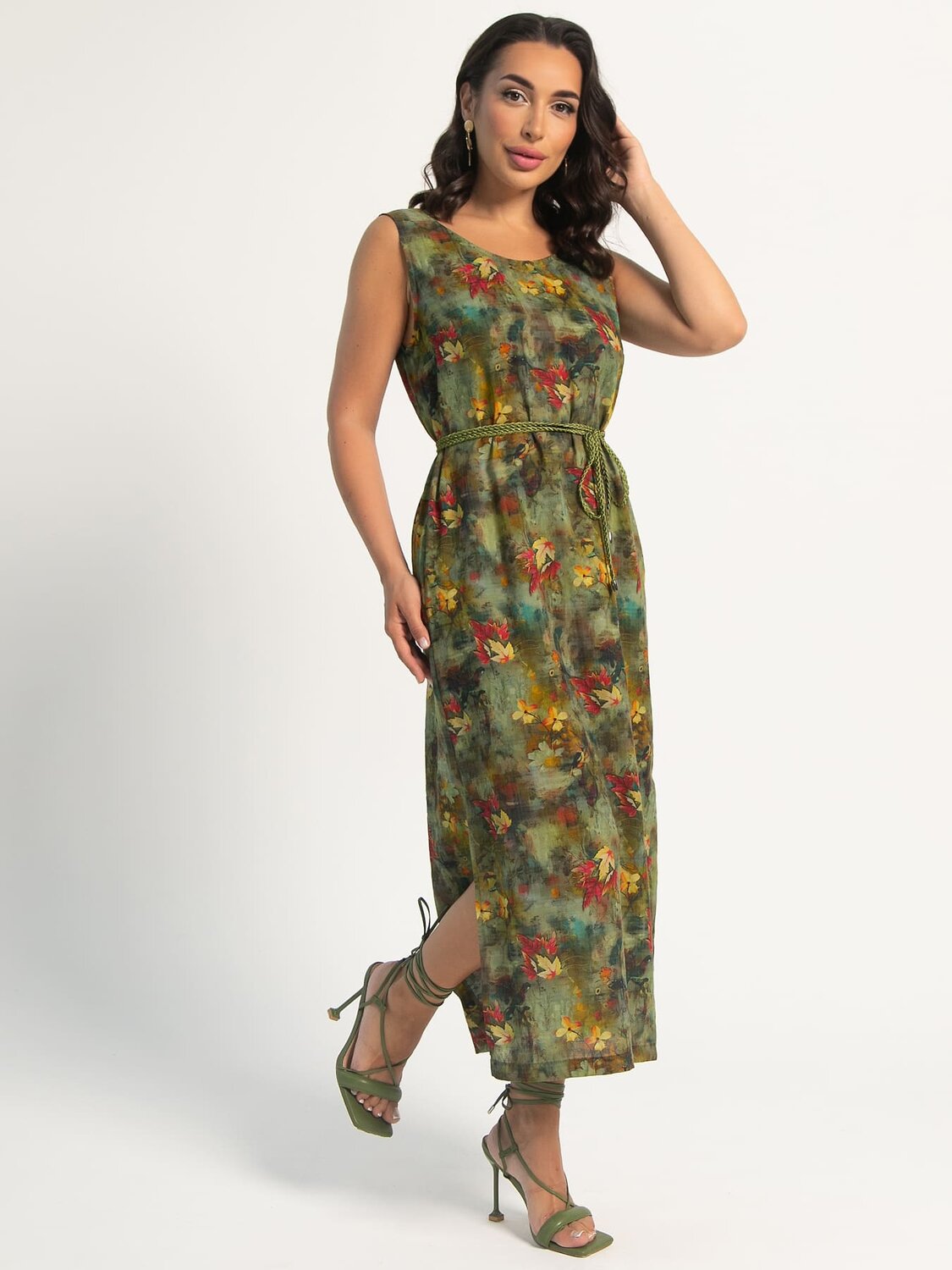 LT Collection Сарафан 598237 П15987-10М Зеленый