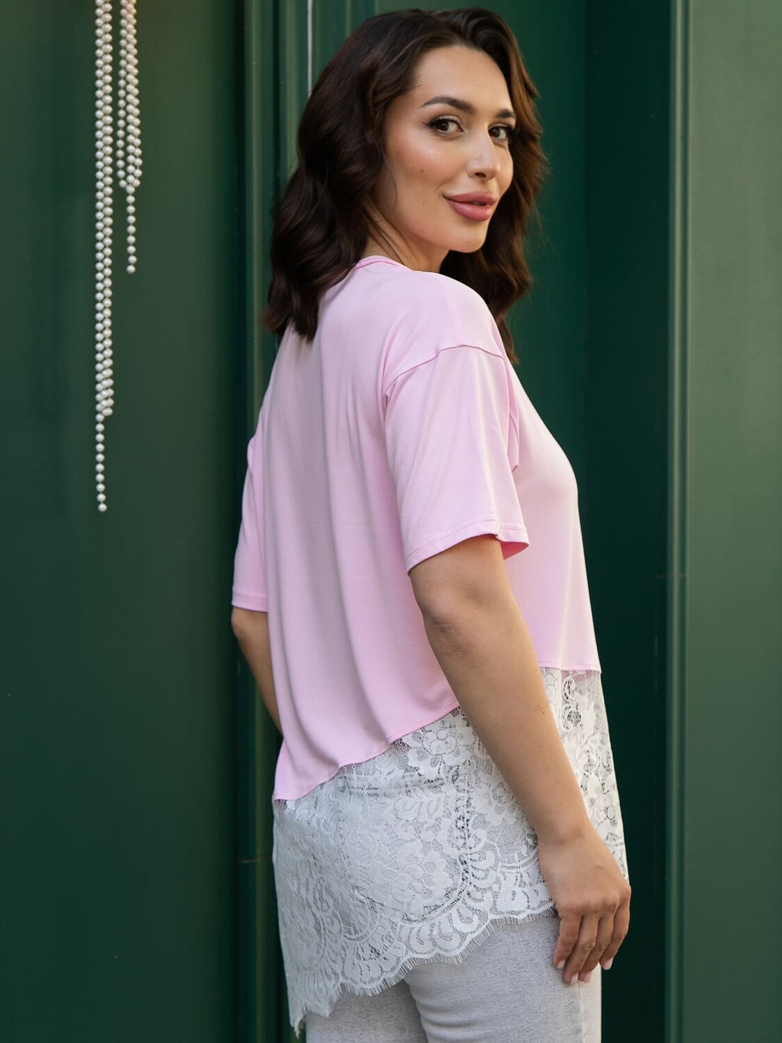 LT Collection Блуза 598241 Б16001-5М Розовый
