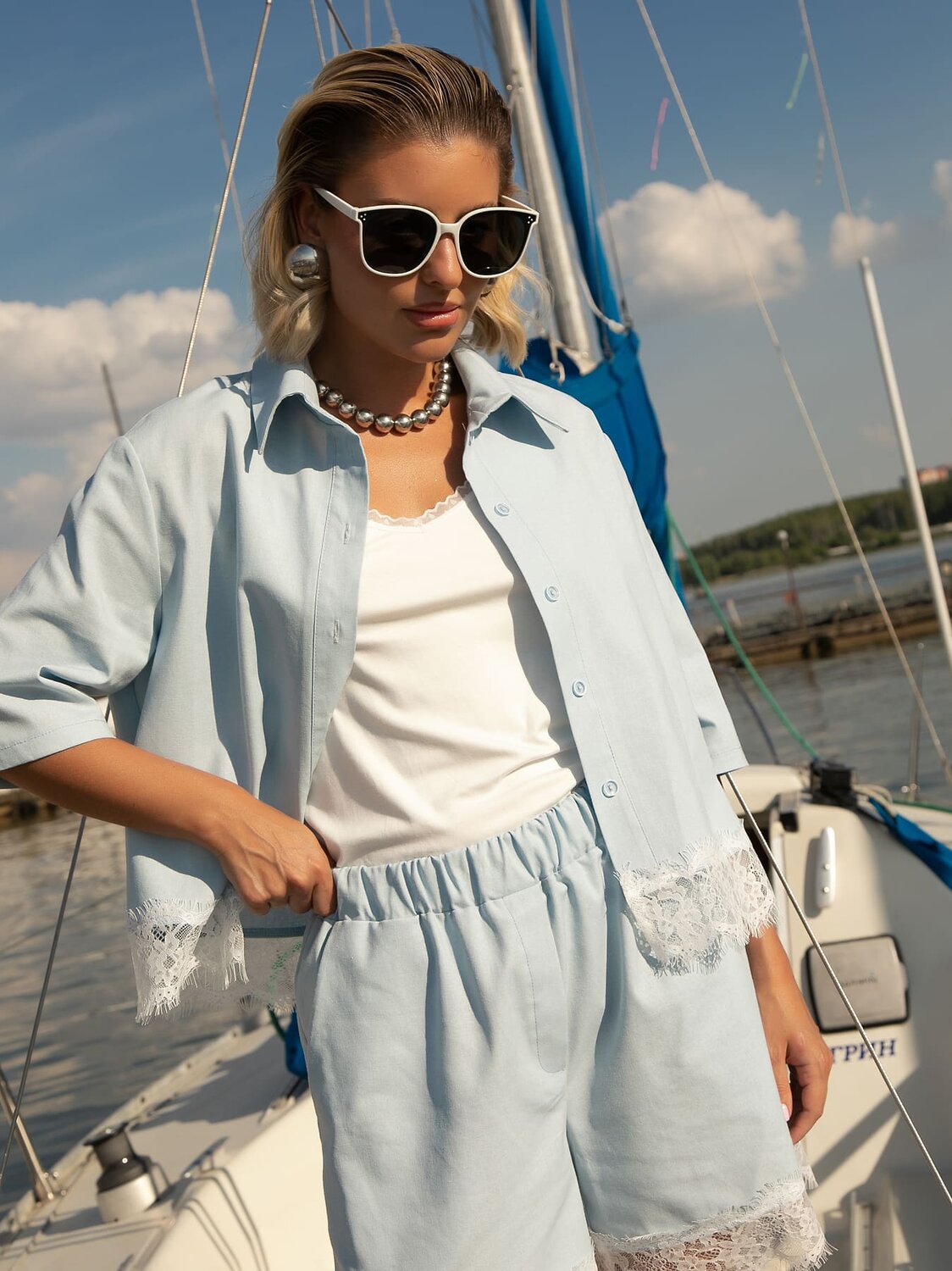 LT Collection Костюм 598245 К16013-7М Голубой