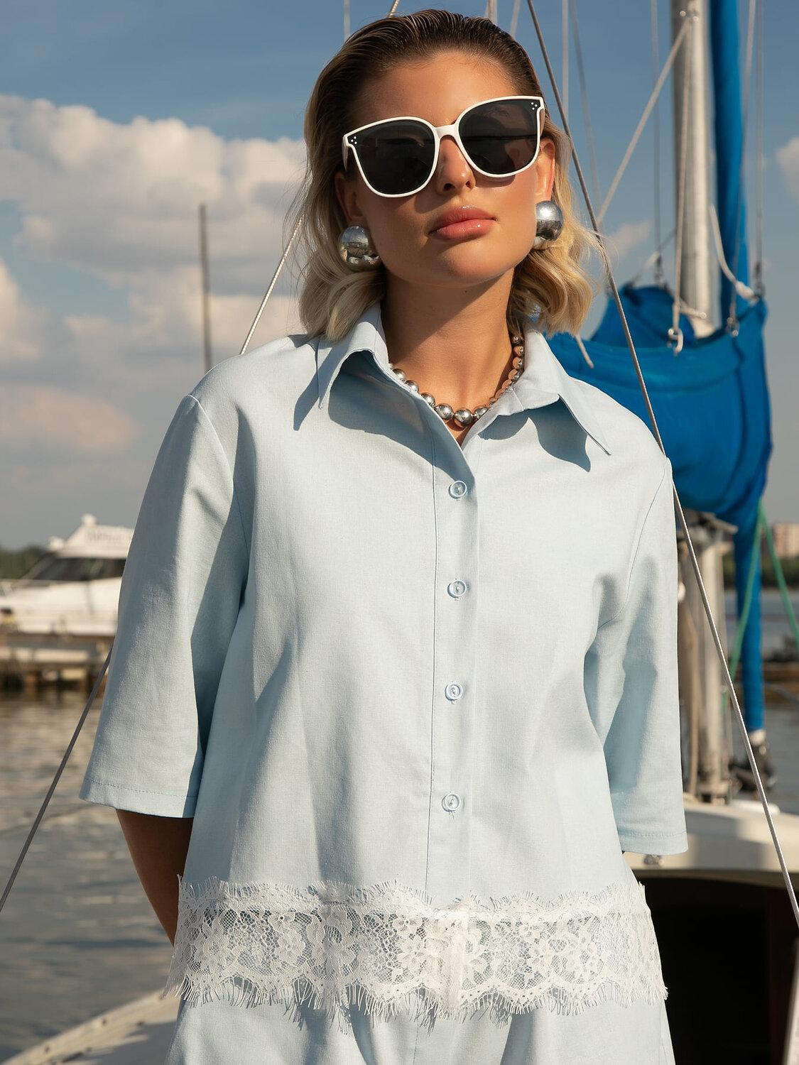 LT Collection Костюм 598245 К16013-7М Голубой
