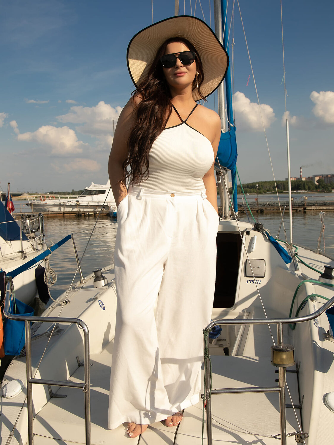 LT Collection Брюки 598247 Б16030-1М Белый