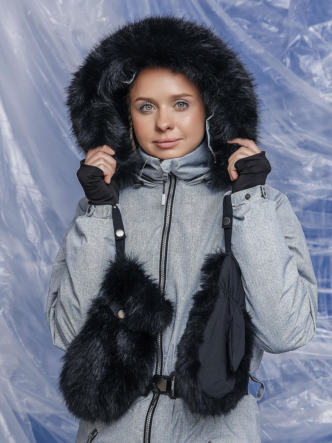 BATIK Комбинезон 598290 0322-27з-2 Деним серый