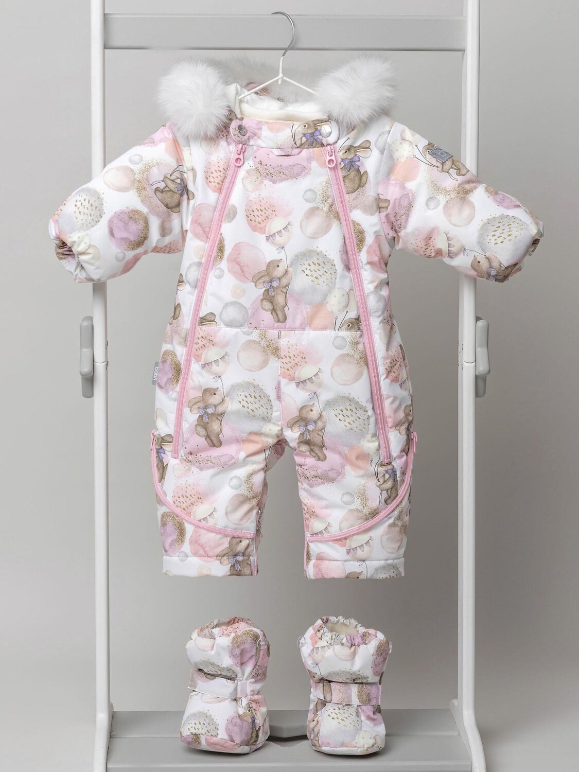 BATIK Комбинезон 598323 0310-27з-2 Принт/розовый