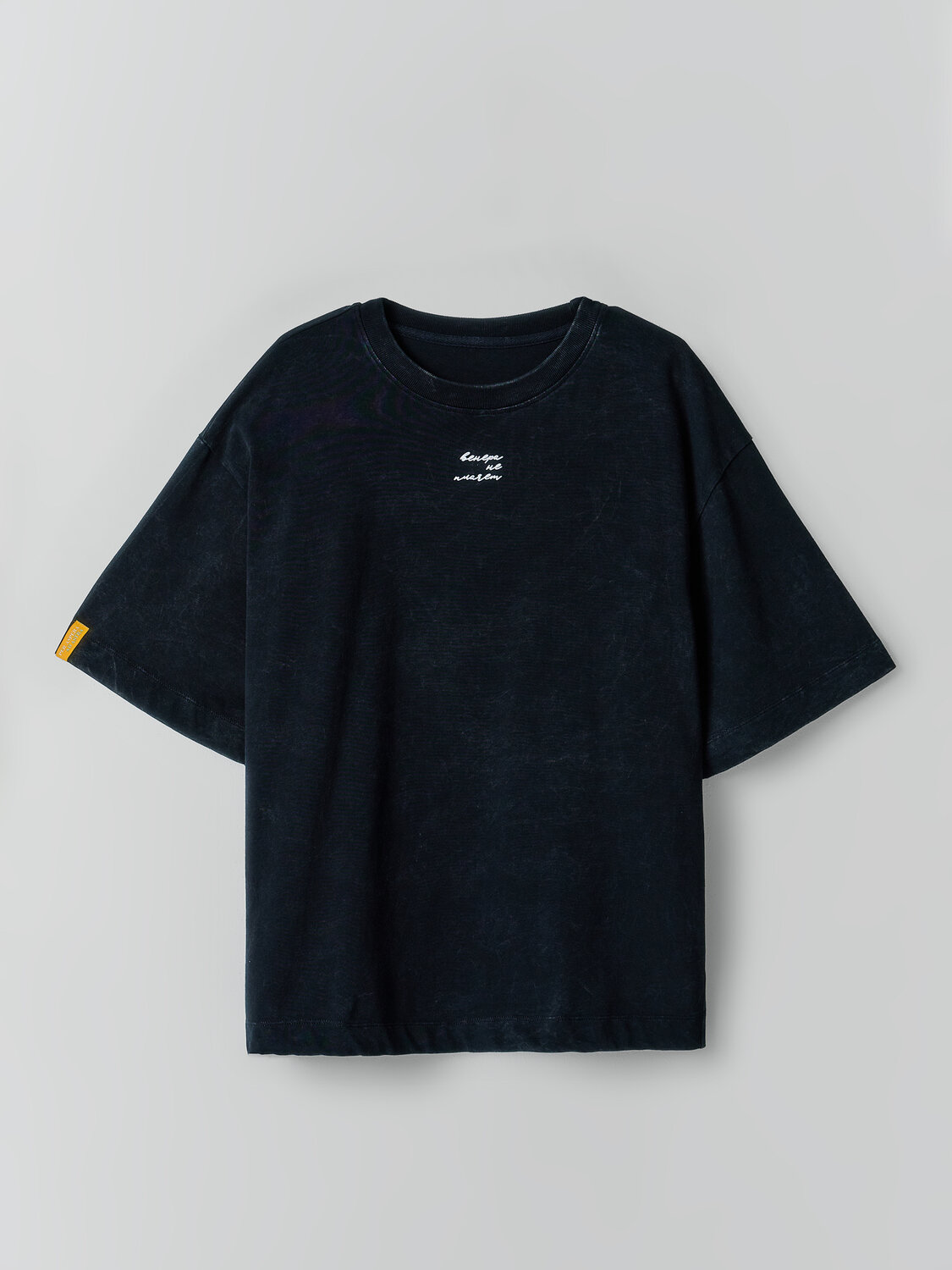 MARK FORMELLE Футболка 598425 112961 ACID WASH на черном +печать