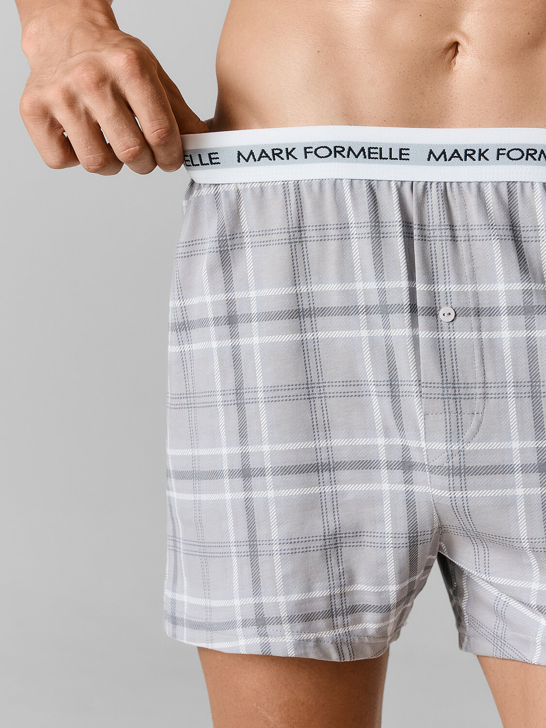 MARK FORMELLE Трусы 598474 411222 св.серая клетка