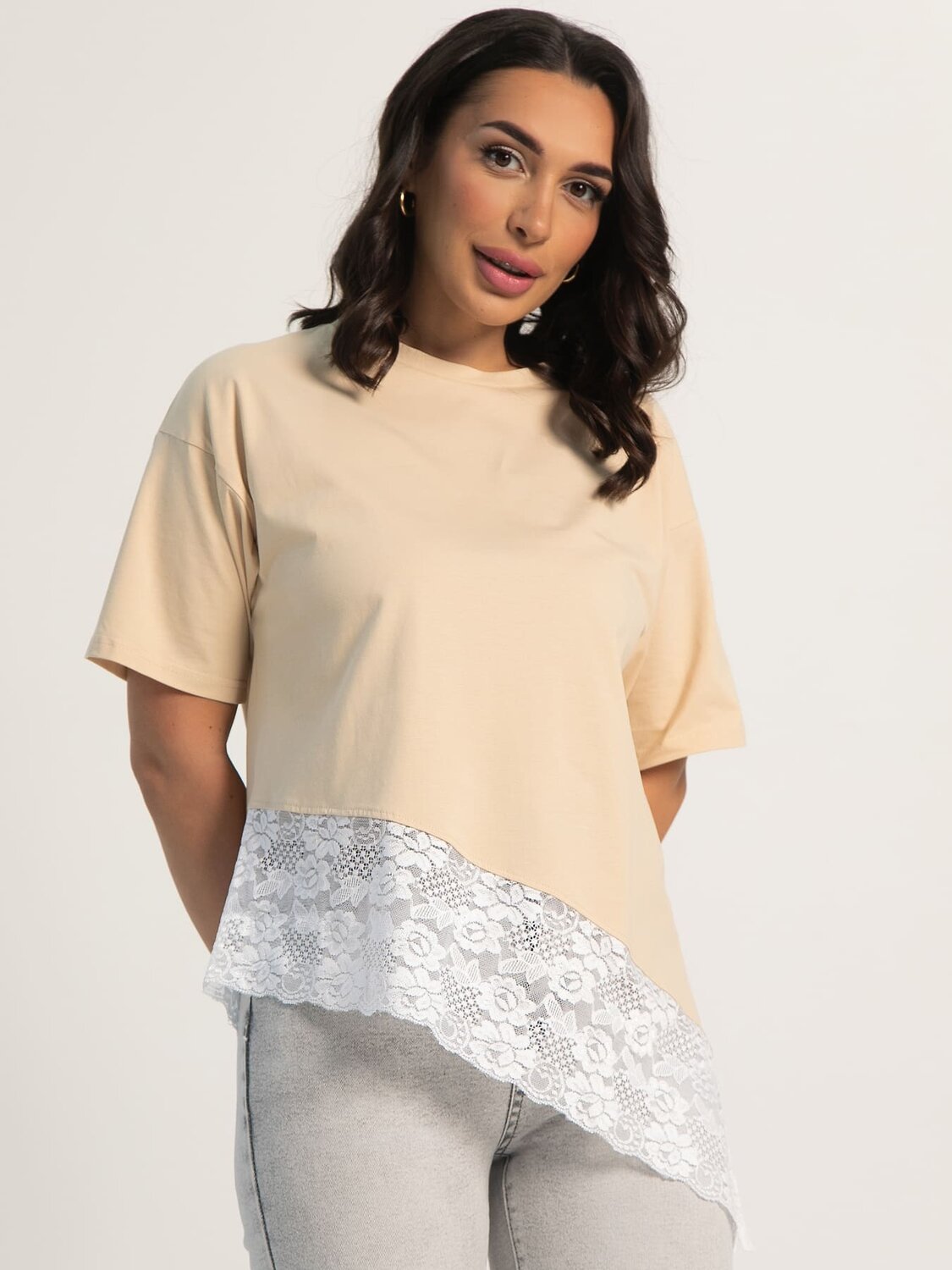 LT Collection Блуза 598713 Б16002-5М Бежевый