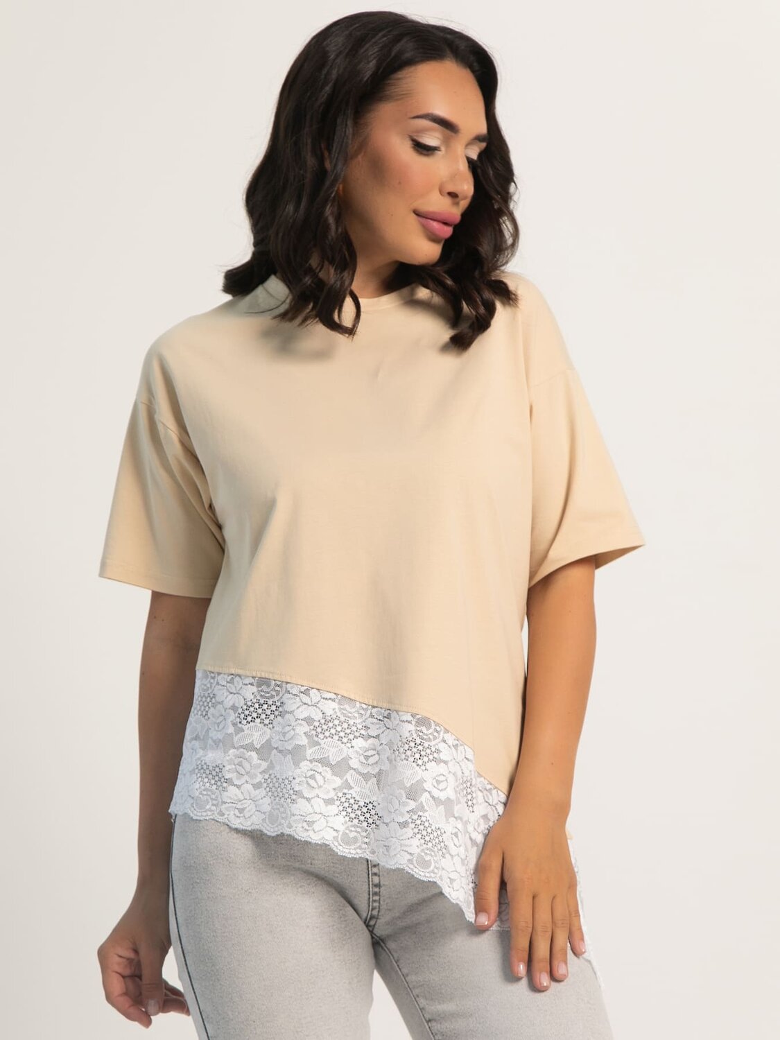 LT Collection Блуза 598713 Б16002-5М Бежевый