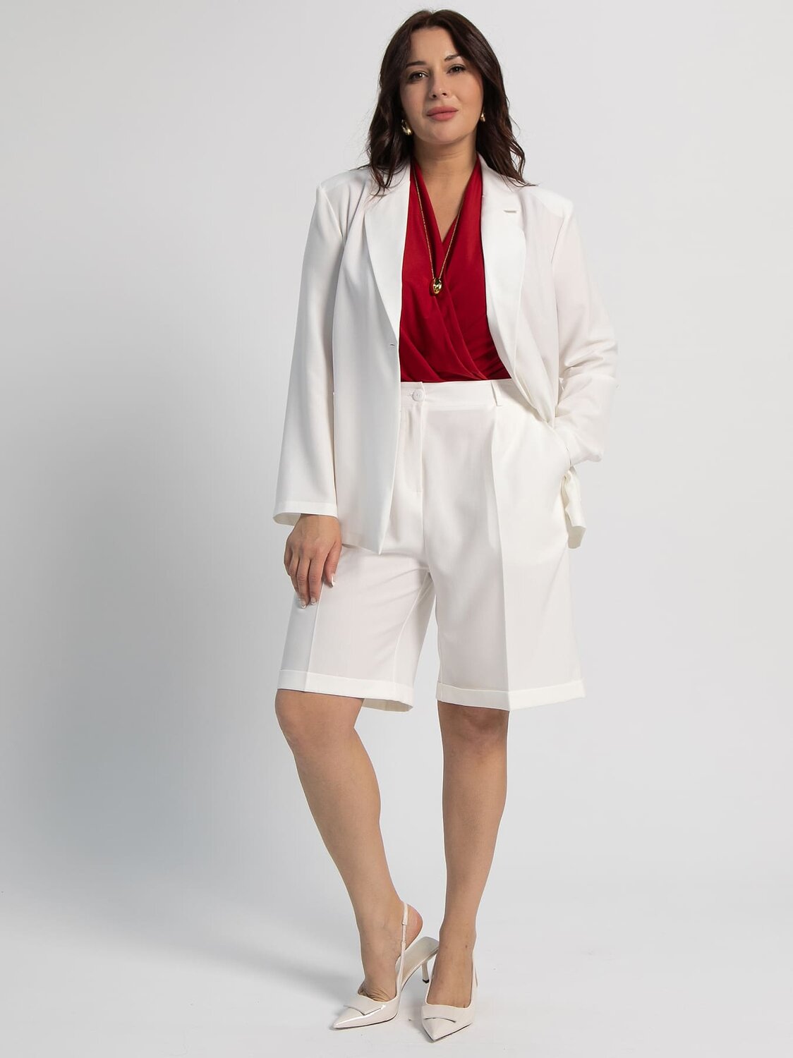 LT Collection Шорты 598721 Ш16017-33М Белый