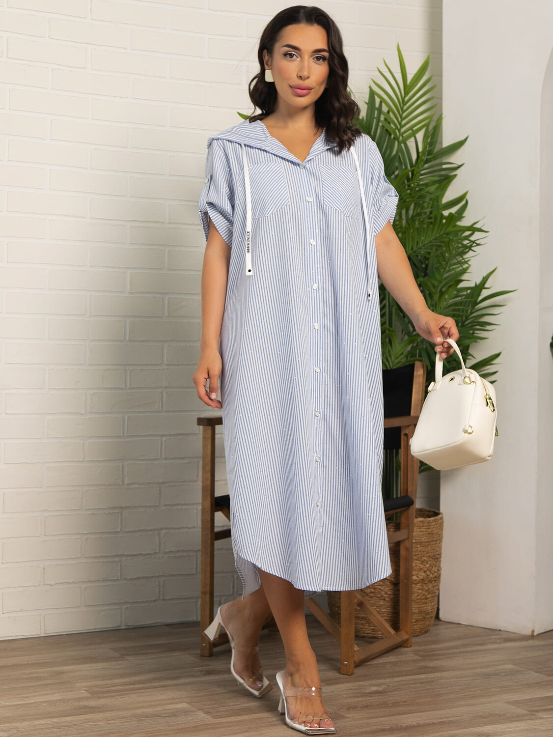 LT Collection Платье 598727 П16042-18М Голубой