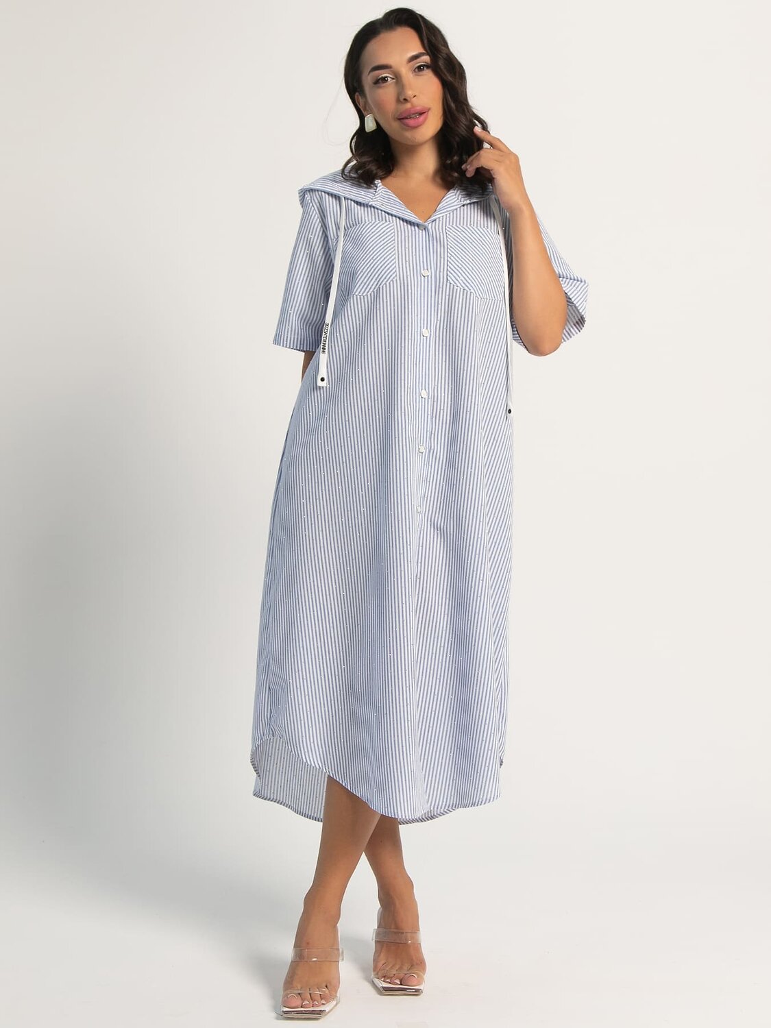 LT Collection Платье 598727 П16042-18М Голубой