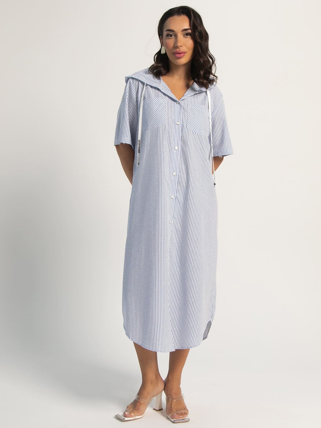 LT Collection Платье 598727 П16042-18М Голубой