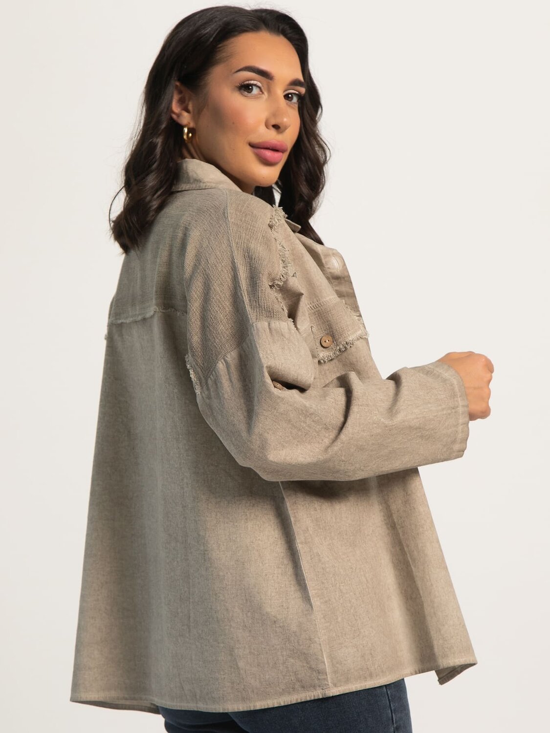 LT Collection Рубашка 598734 Б16050-4М Бежевый